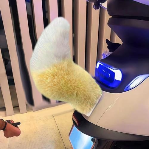 Queue mobile pour scooter étanche et ajustable pour motarde - 3