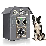 Kaiertcat Anti Barking Device, Bark Control Device with Sonic to Stop Dog Bark, Dog Barking Deterrents with Adjustable Level Sonic Bark Up to 50 Ft. Range Safe for Dogs