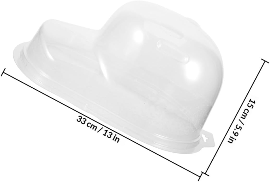 Cabilock 3pcs Curved Brim Hat Holder Plastic Display Rack for Headwear