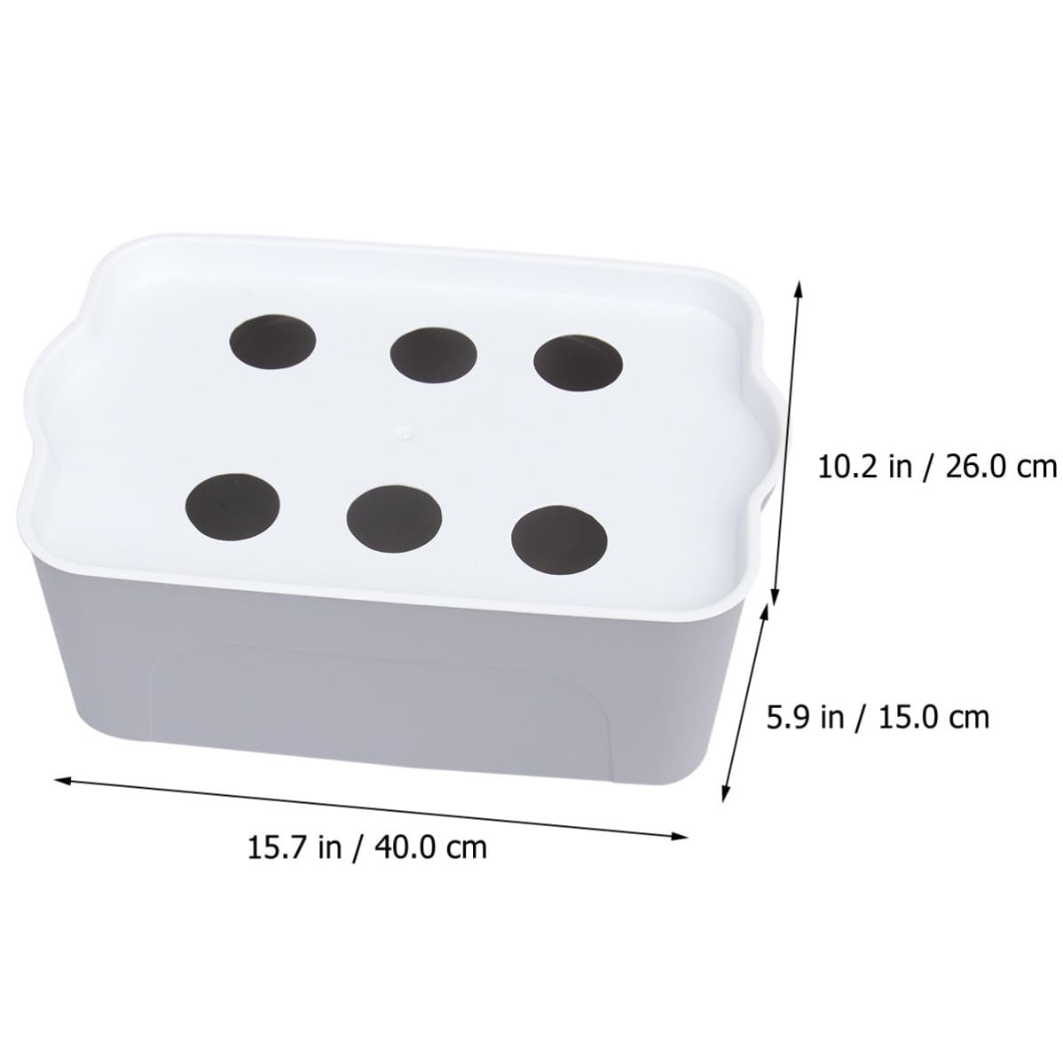 ibasenice PP Caja de Cultivo Hidropónico Automática para Balcón Interior