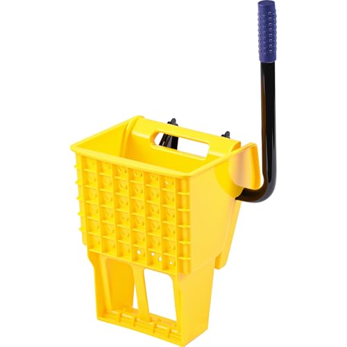 Image of Sasylvia Yellow Mop Wringer Replacement Down Press Mop Bucket Wringer Industrial Cleaning Accessories for Commercial Floor Mopping Buckets Restaurant Supplies, 26quart or 33 Quart(Side Press)