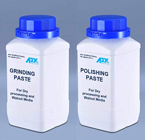 Grinding/Polishing Paste for Dry processing (walnut,wooden,etc) in Tumbling, Vibro, Barrel Finishing, Disc Finishing for various metals & non-metals (1 kg) (Smoothing Paste)