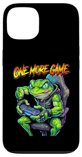 One More Game Funny Frog �Q�[�}�[�M�t�g �Q�[�����D�� T�V���c �X�}�z�P�[�X iPhone 13 �p