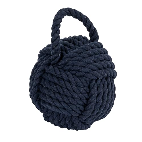 Creative Co-Op Nautical Rope, Cotton, Navy Blue