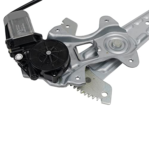 Image of TRQ Rear Passenger Side Power Window Motor and Regulator Assembly Compatible with 2013-2018 Nissan Altima