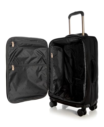 GUESS Follie 8-Wheel Suitcase, Black, Carry-On 20-Inch4
