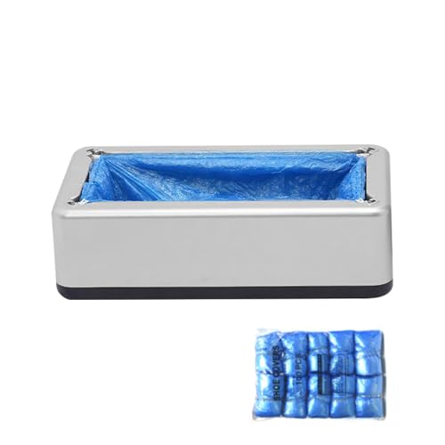 Syengery Máquina Automática para Cubrir Zapatos, Dispensador de Fundas para Zapatos con 100 Fundas, Cubrezapatos Impermeables para Botas, Ideal para Hogar, Oficinas y Espacios Públicos Syengery Máquina Automática para Cubrir Zapatos, Dispensador de Fundas para Zapatos con 100 Fundas, Cubrezapatos Impermeables para Botas, Ideal para Hogar, Oficinas y Espacios Públicos