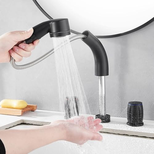 Robinet de lavabo de salle de bains 3 trous pour une routine fluide