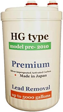 Japan Made Genuine Premium Grade Compatible Filter for MW-7000HG Replacement Filter for Enagic Kangen SD501HG -"HG" Original Model(Not Compatible with HG-N Models)