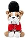 Kamparo - Peluche Bulldog come guardia reale, 20 cm, marrone