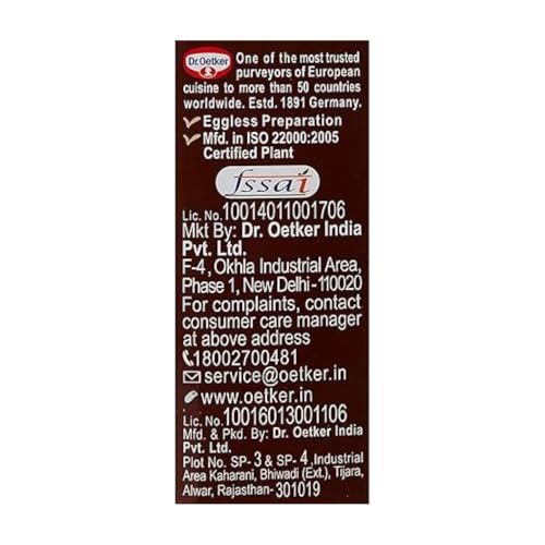 Image of Dr. Oetker Choco Lava Cake Mix, 320g | Eggless Chocolate Cake Mix with Molten Lava Centre | Instant Dessert | Easy Bake-at-Home | Vegetarian (Pack of 3)