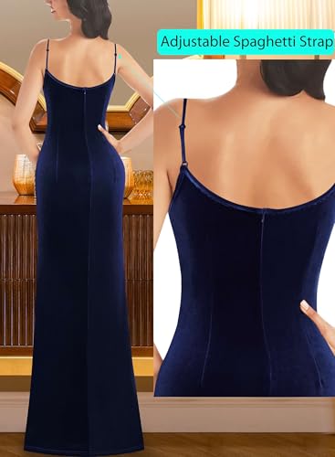 Image of VFSHOW Womens Sexy Spaghetti Strap Formal Prom Evening Gala Long Maxi Dress