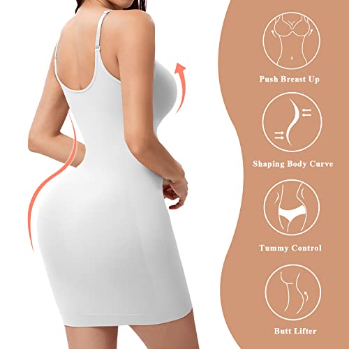 Joyshaper Shapewear Slips For Under Dresses Cami Silp Dress For Women Tummy Control Seamless Body Shaper Full Silps #TOP2