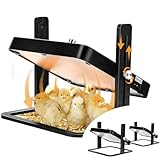 Chick Brooder Heating Plate 2Pcs - Brooder Heater Plate with Adjustable Temperature, 10'X10' Chick Warmer, Chicken Coop Heater, Brooder Plate for Chickens, Ducklings, Cat, Dog and Reptiles