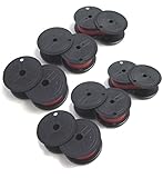 6 Calculator Ribbons Replacement for Canon MP11DX Canon MP-11DX Black Red - Adding Machine Ribbon Canon mp 11dx Ink canonmp11dx - Calculator Ribbon Universal