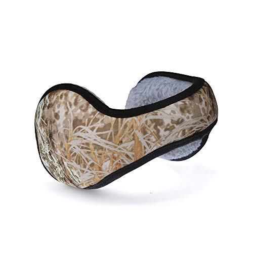 Behind-the-head Fleece Ear Muffs/Ear Warmers-Winter Outdoor Foldable Earmuffs for Men and Women by Aurya