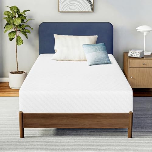 Neo Sleep 8 Inch Twin Cooling Gel Memory Foam Mattress, Medium Feel Comfort & Support with Pressure Relief, Breathable Memory Foam, CertiPUR-US Certified, Mattress in a Box (Twin, 8 in)