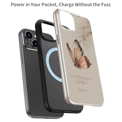 Esdot for iPhone 13 Mini Case Cute - Wireless Charging - Preppy Floral - image 3