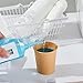 SIUQ 400 Pack 3 oz Kraft Paper Cups, Disposable Bathroom Cups, Mini Mouthwash Cups, Hot/Cold Beverage Drinking Cup for Gargle Espresso Juice Medicine (Brown) 3