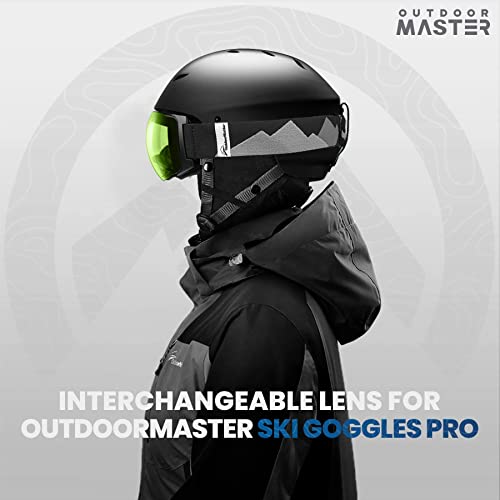 Outdoormaster Ski Goggles Pro Replacement Lens - 20+ Choices ( Vlt 80% L.green Lens ) #TOP5