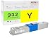 Produktbild OBV 46508709 kompatibler Toner als Ersatz für Oki C332 MC363 C332DN C332DNW MC363DN MC363DNW gelb