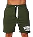 Kronk Detroit Short de jogging Motif appliqué - Vert - Large