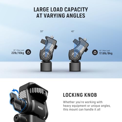 Image of NEEWER Field Monitor Mount Monitor Holder with NATO Clamp, 360 Swivel, 180 Tilt, Anti Twist Screw Compatible with Atomos Ninja 5 inch & 7 inch Camera Monitor Compatible with SmallRig Camera Cage, MA020