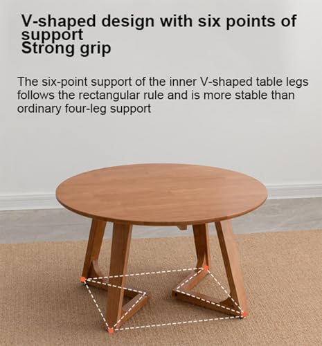 Table d'appoint Moderne en Bois Mid-Century, Meuble de Salon Stable
