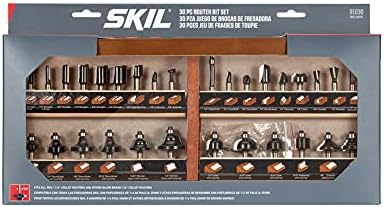 SKIL 91030 Carbide Router Bit Set, 30-Piece
