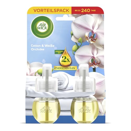 Air Wick Duftstecker Nachfüller Duo – Duft: Cotton und Weiße...