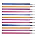 12 Pcs Colorful Erasable Pen Refills 0.7mm Gel Inks Refills Easy to Use for Writing Planner and Drawing