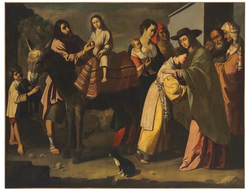 Tableau impressions d'art Le retour d'Egypte de Francisco de Zurbaran 60x90cm