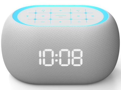ANJANK Digitaler Radiowecker mit Bluetooth Lautsprecher, 10W...