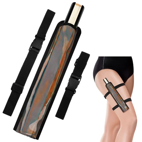 Cosblank Rave Fan Thigh Holster with Adjustable Straps, Novelty Style