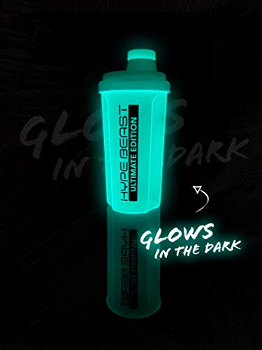 Nanosupps Glow Protein Shaker - licht op in het donker - eiwitshaker gemakkelijk te reinigen - Fitness Shaker met… - Image 3