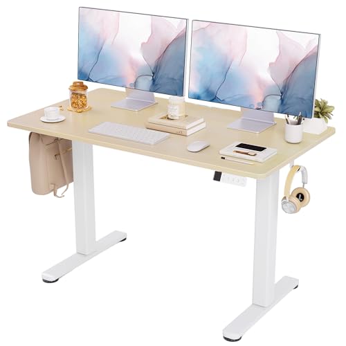 【新品未使用】Claiks 電動昇降デスク 幅100cm*奥行60cm Amazon | Claiks 昇降デスク 電動 一枚板 スタンディングデスク 昇降式