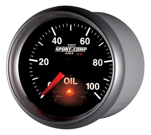 Image of Auto Meter 3652 2-1 /16 inch 0-100 PSI Full Sweep Electric Oil Pressure Gauge