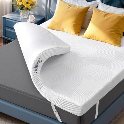 SakuraHome Matratzentopper 140x200cm - H3/H4 Gel Memory-Schaum Matratzen Topper, ca. 8cm Höhe, für Boxspringbett Schlafsofa,CertiPUR-US & Öko-Tex...