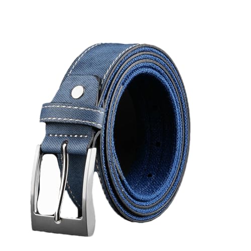YTR6TW Mens Stylish Trendy Canvas Belt Pants Jeans Belt Youth Casual Belts Men Women Splicing Belts