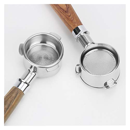 XIAORUI Portafiltro sin Fondo Café De Acero Inoxidable Reutilizable Portafiltro Sin Fondo Portafiltro 51 Mm Fit For… - Imagen 5