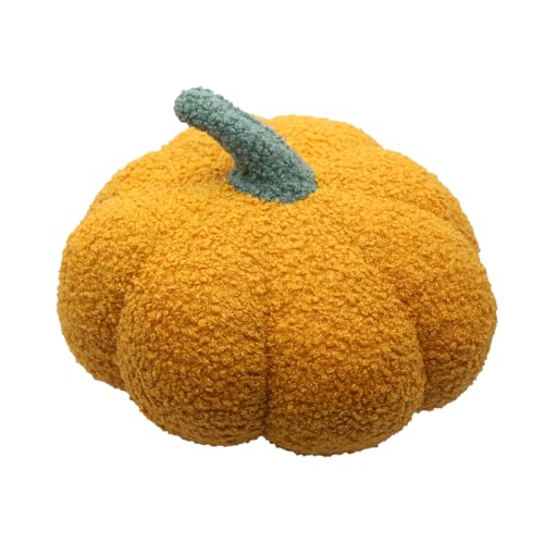 Cojín De Calabaza, Cojín Decorativo de Calabaza, Cojín en Forma de Calabaza para Fiesta de la Cosecha, Decoración de Sofá Cama de Salón, Decoración de Otoñn en Forma de Calabaza, 30cm