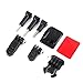 FOLOSAFENAR Accessoire de Montage adhésif PC + matériau en Acier Inoxydable, pour Les activités de Plein air, pour SJ4000