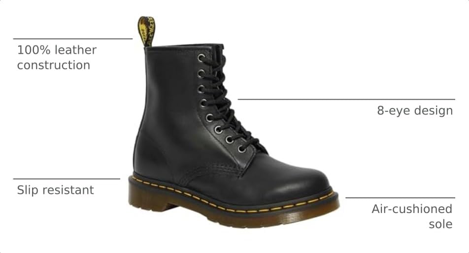 Image of Dr. Martens Women's 1460 W Nappa Leather