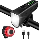IDEAL ANPASSBAR: Dieses Fahrradlicht bietet eine Spitzenleistung mit einer maximalen Helligkeit von 100 LUX, was eine exzellente Sichtbarkeit in der Nacht gewährleistet. Der integrierte Lichtsensor passt das Fahrrad licht automatisch Helligkeitsstufen den Lichtverhältnissen an, und du kannst es auch manuell auf verschiedene Helligkeitsstufen einstellen: 100 LUX, 75 LUX und 45 LUX.
