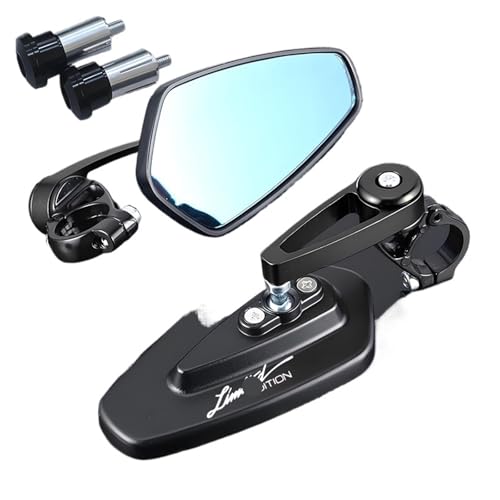 Espejos retrovisores para Kawasaki Z800 y manillar de scooter universales