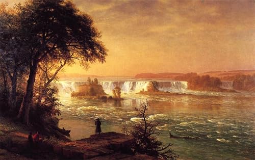 Chutes de Saint Antoine Albert Bierstadt Toile pour Habiller un Grand Mur Vide de Salon