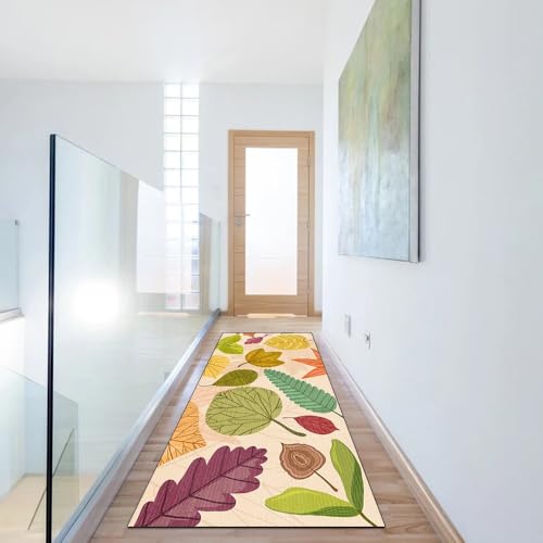 Alfombra pasillo de cocina lavable multicolor 90 x 160 cm 6