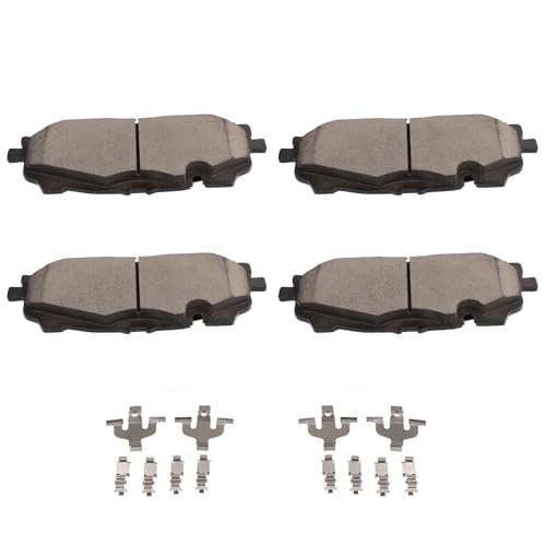 Image of SCITOO D1894 Ceramic Brake Pads Sets Front w /Hardware Replacement 2017-2024 For Audi