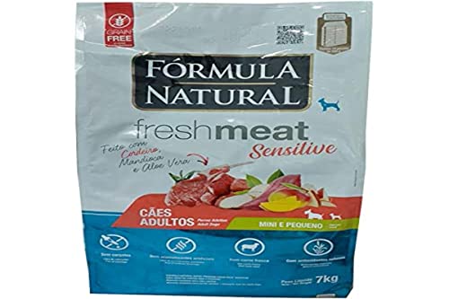 Fórmula Natural Fresh Meat Sensitive Cães Adultos Portes Mini e Pequeno 7 kg