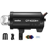 Godox QT400III QT400IIIM Studio Flash Monolight, 2.4G Wireless System, HSS 1/8000s, 0.01-0.9s Rec...
